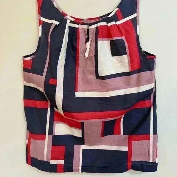 Calvin Klein womens color block sleevless shirt size S - Picture 3 of 5